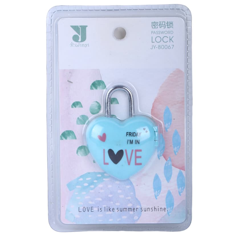 Jini Heart-Shaped Combination Safety Lock