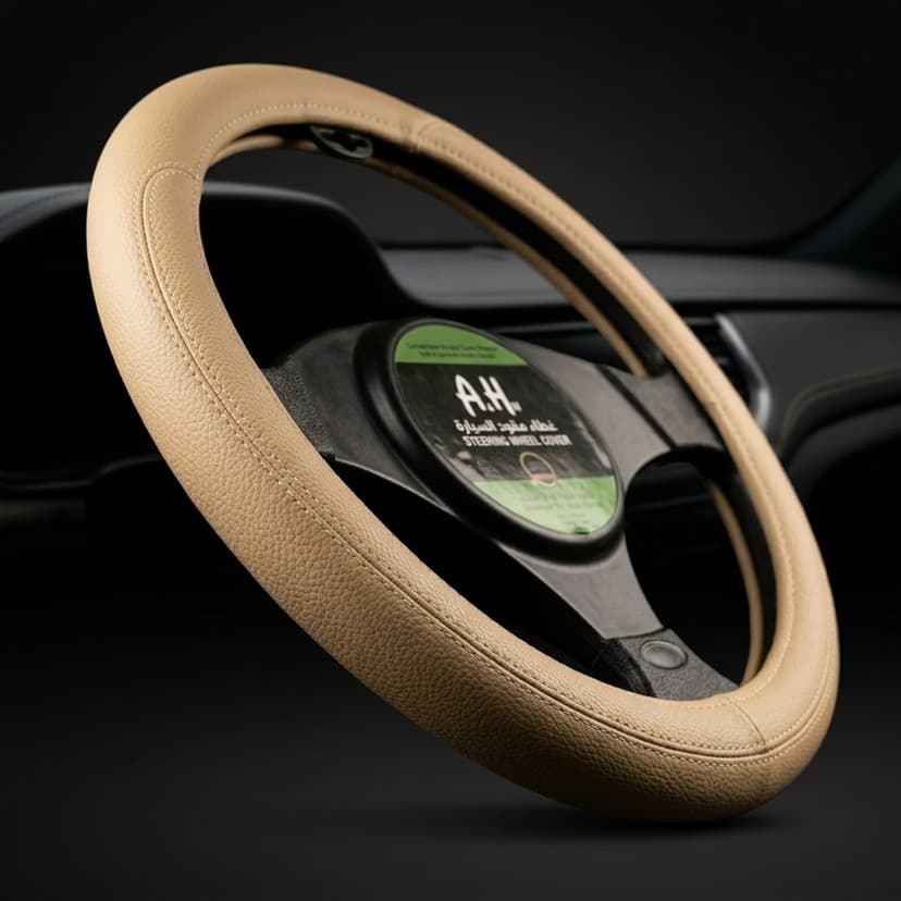 Leather Steering Cover
