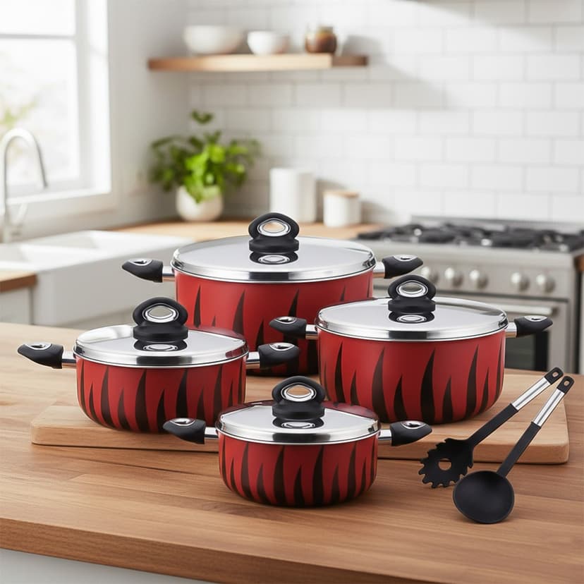 Non Stick Cookware Set 10pcs