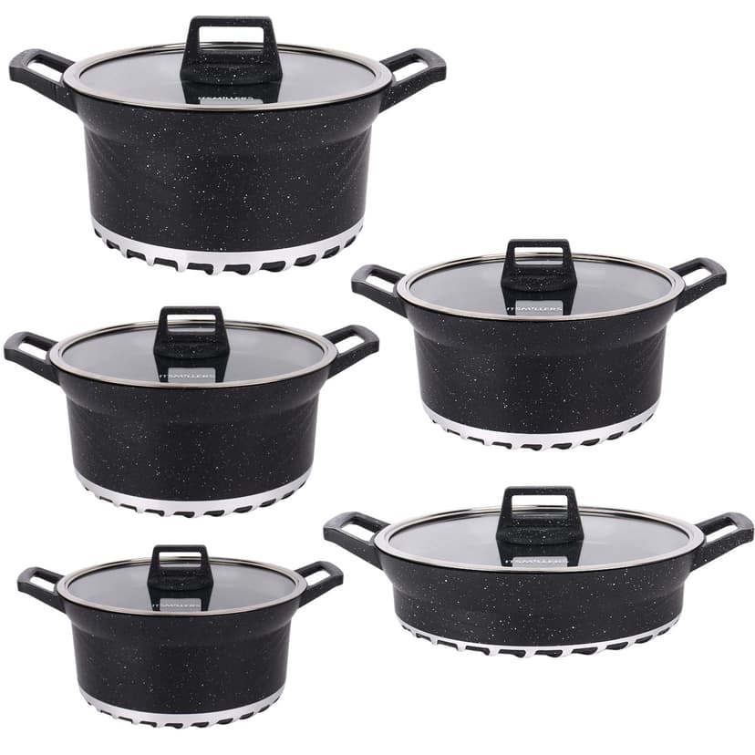 Granite Cookware 5Pieces Set