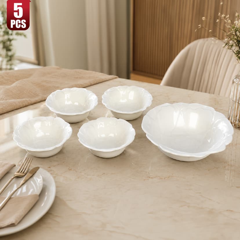 Ceramic Multi Bowl Set 5 Piece