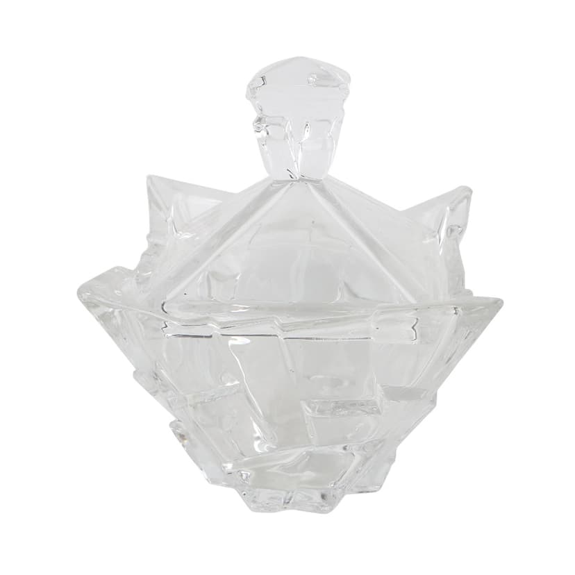 Glass Candy Bowl With Lid