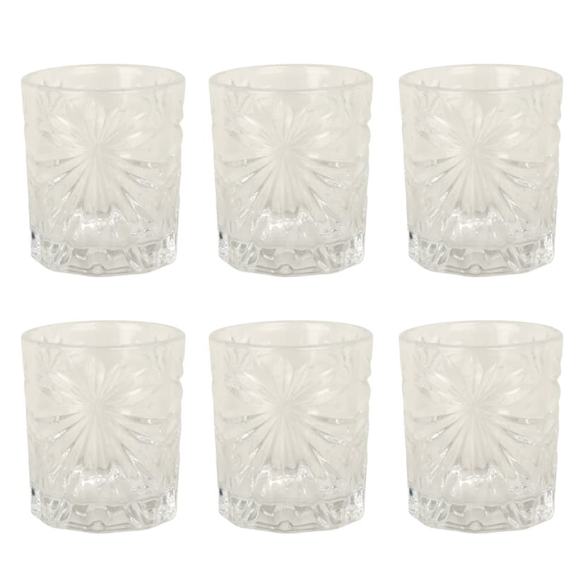 Glass Coffee Cup 6 Pieces Y-5260B