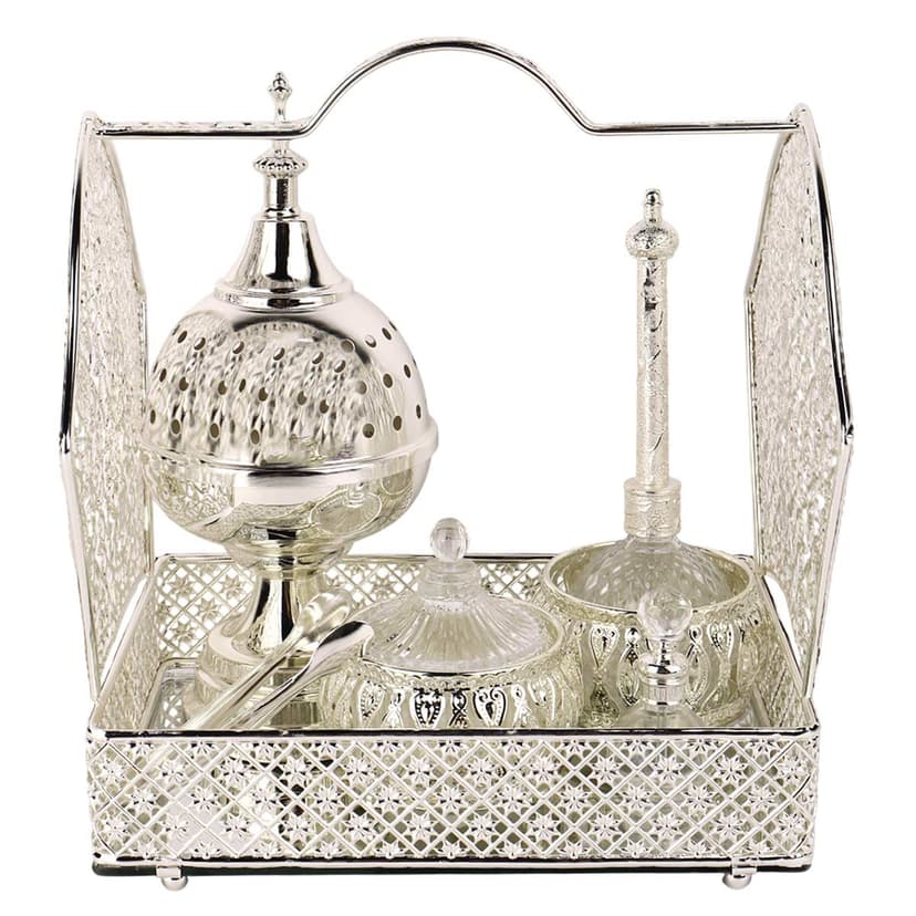 Small Silver Burner Set