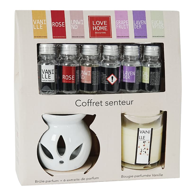 Burner with Assorted Oil Set 6 Piece