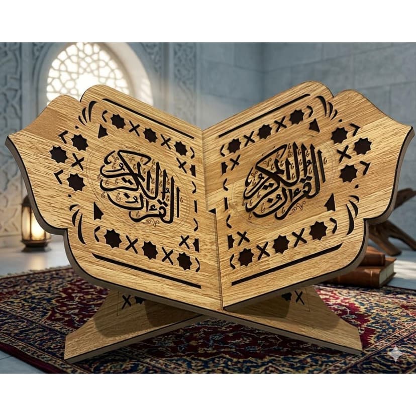 حامل قرآن خشبي
