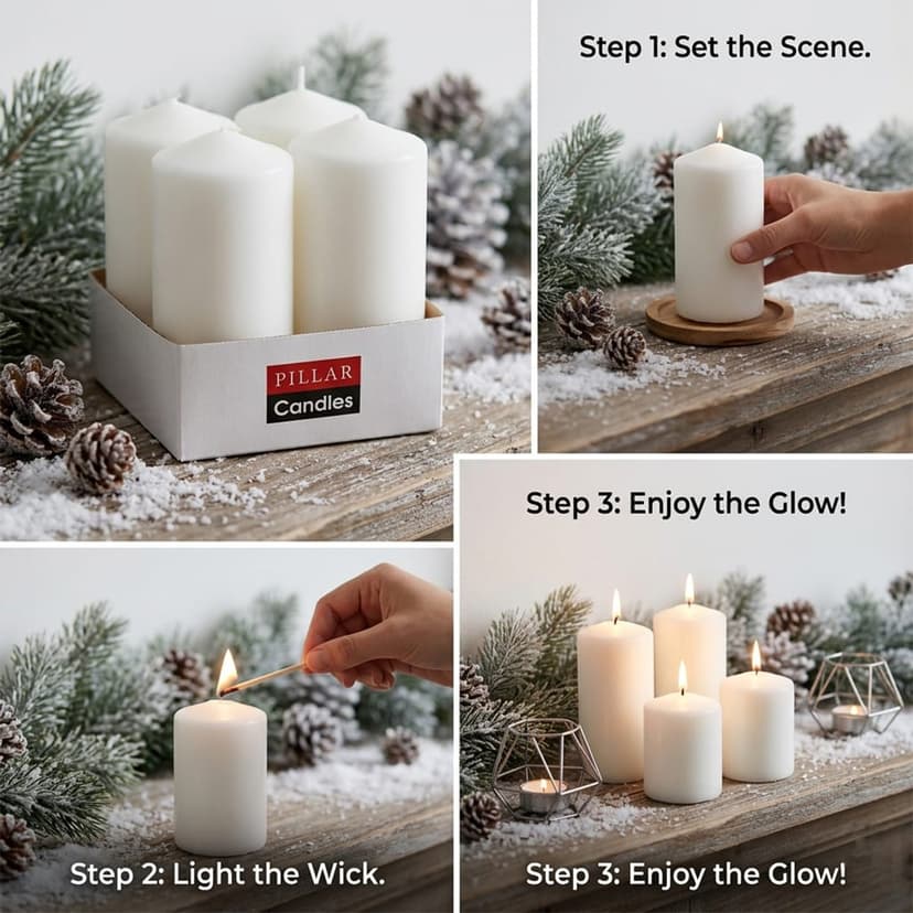 Candle 4 Piece