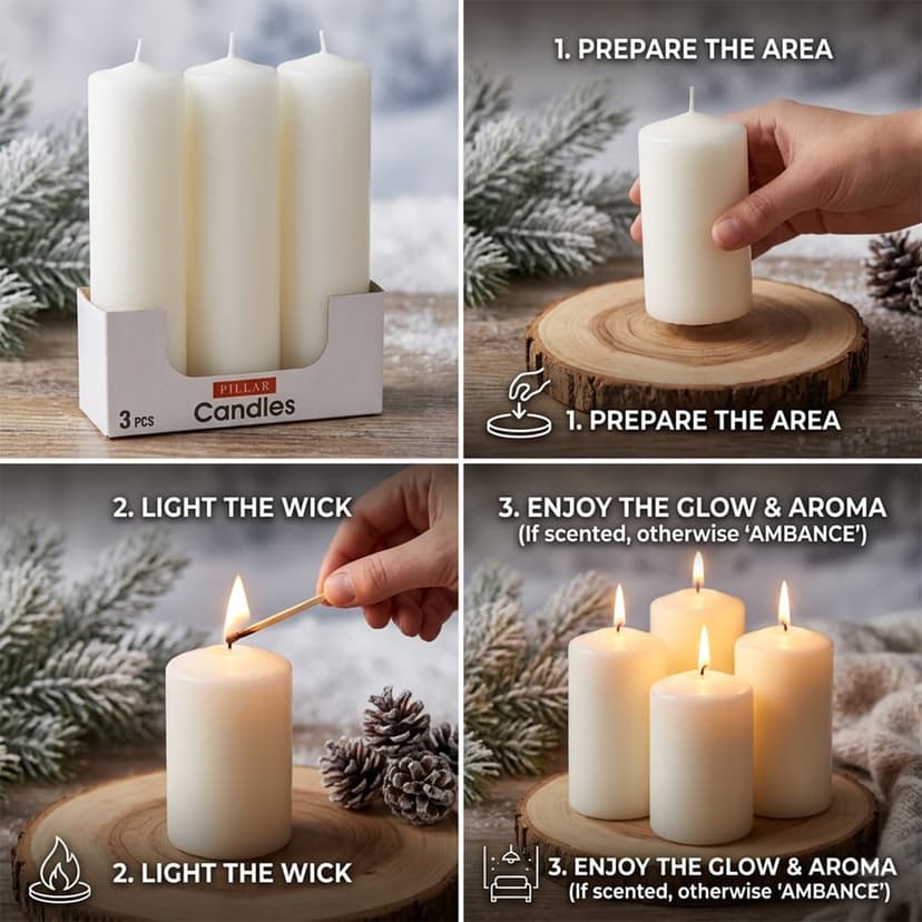 Candle 3 Piece