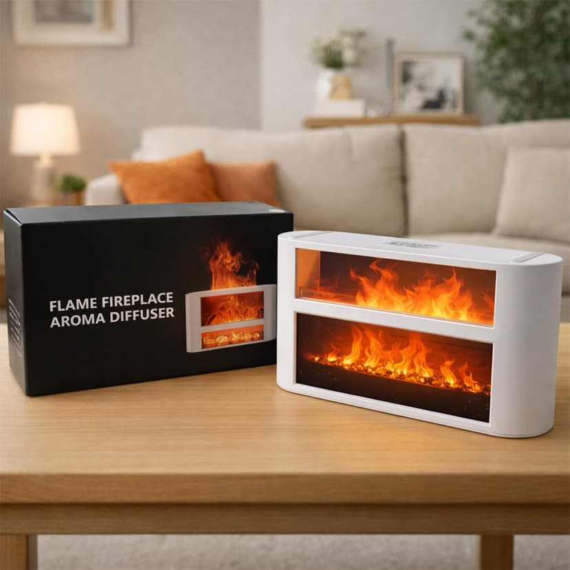 Simulated Flame Effect Humidifier