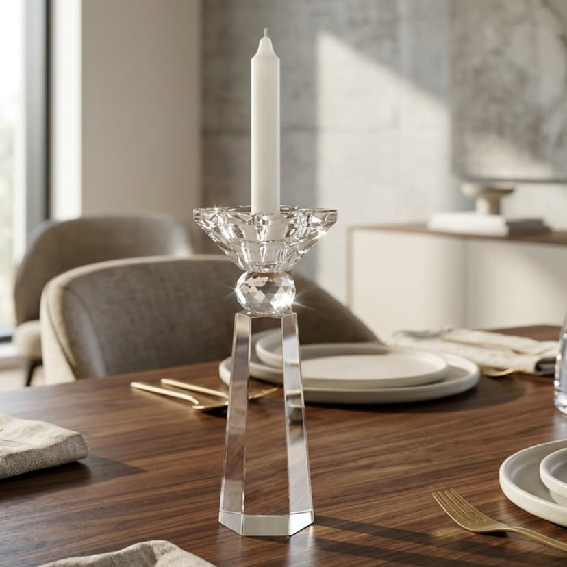 Glass Candle Holder