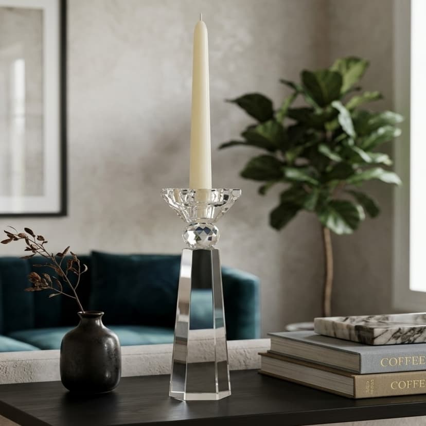 Glass Candle Holder