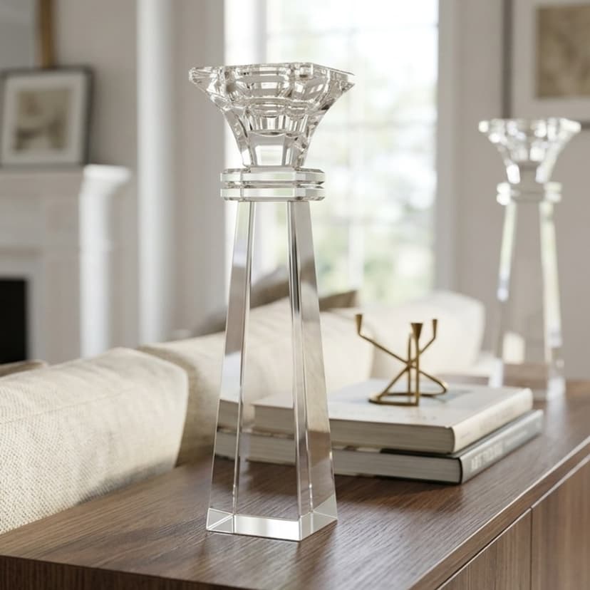Glass Candle Holder