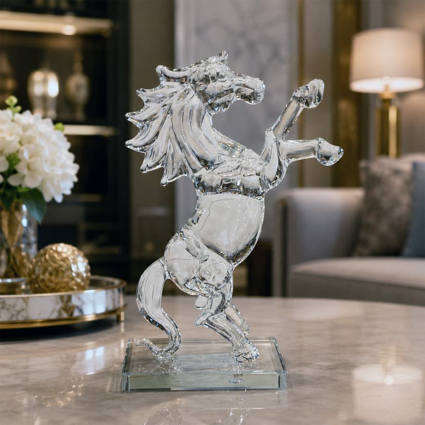 Crystal Horse Figurine