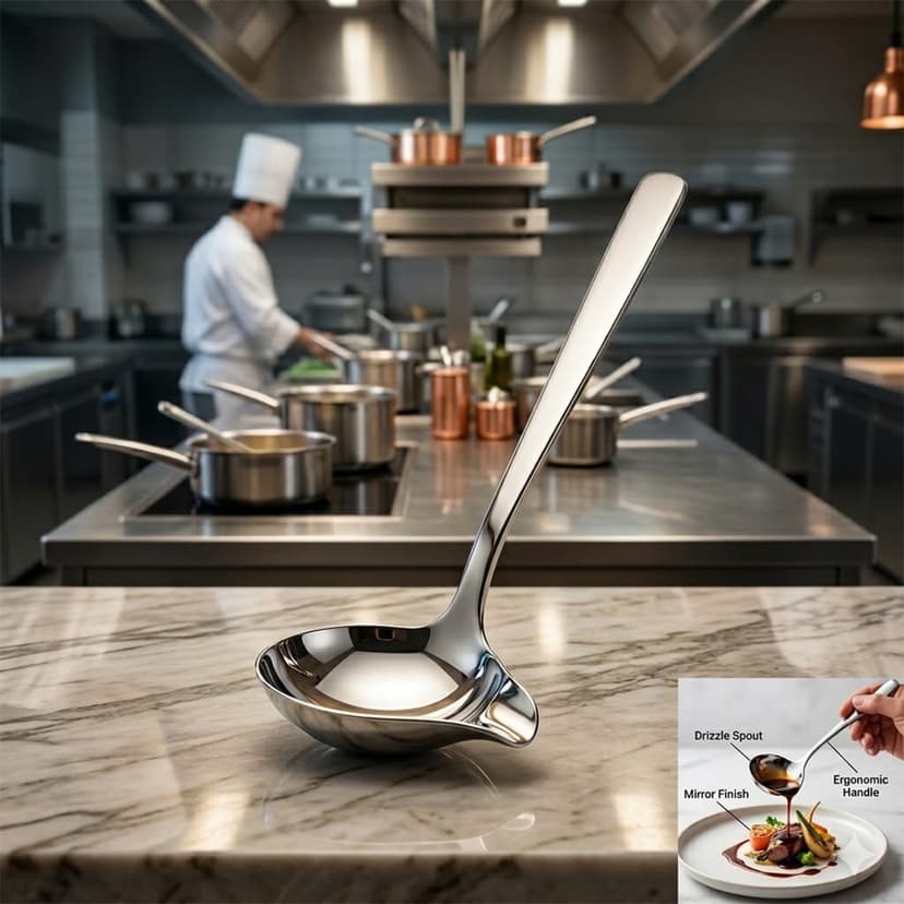 Stainless Steel Sauce Spoon