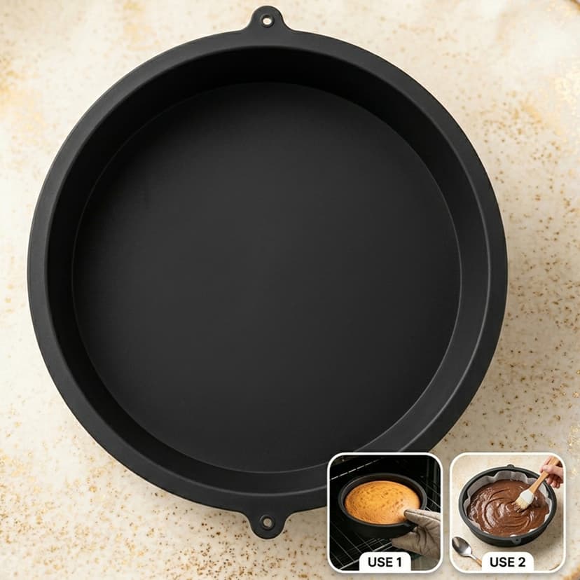 Grey Silicone Cake Mould