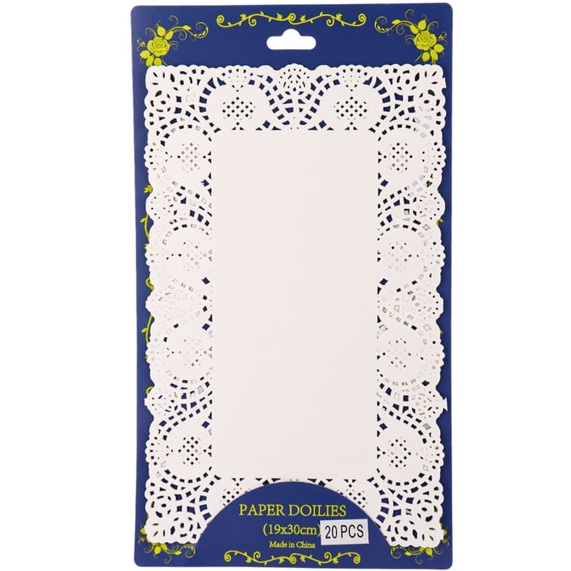 Paper Doilies Cupcake Mat 25x35cm 20 Piece
