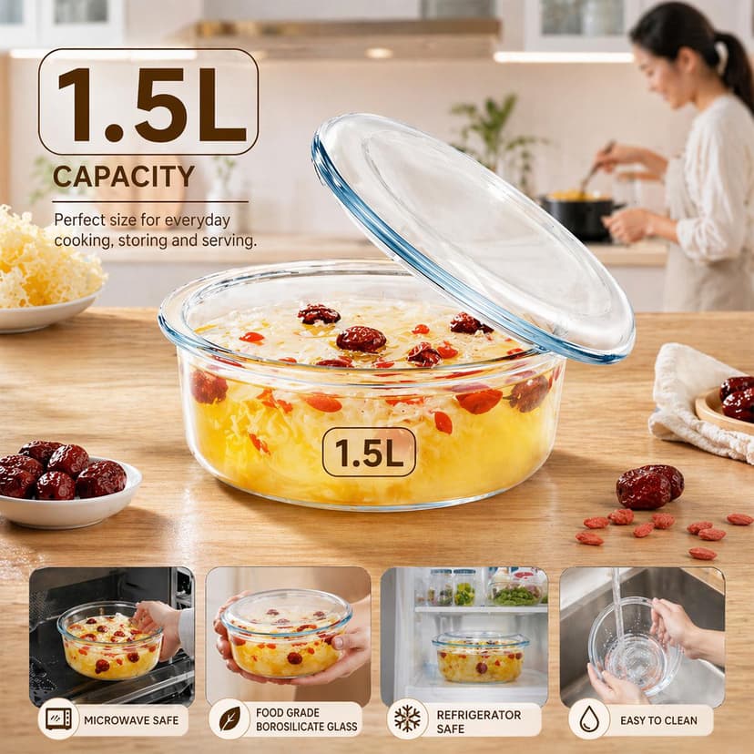 Oven Bowl with Lid