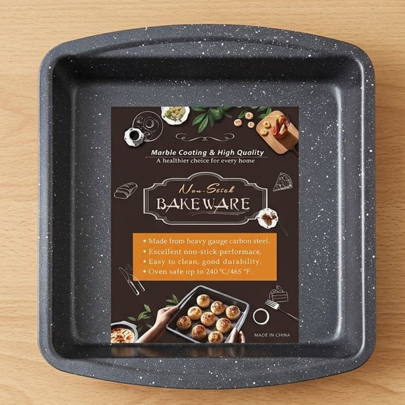 Rectangular Enamel Baking Tray 26cm