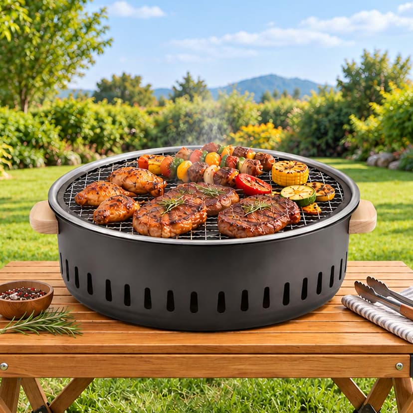 BBQ Grill Stand Extendable