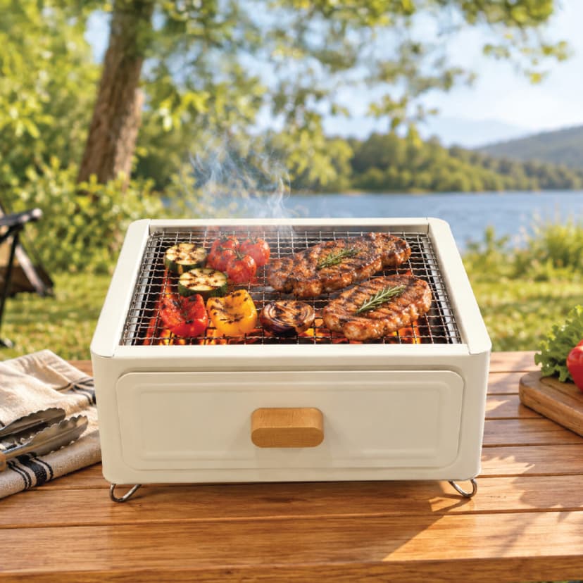Portable BBQ Grill Stand