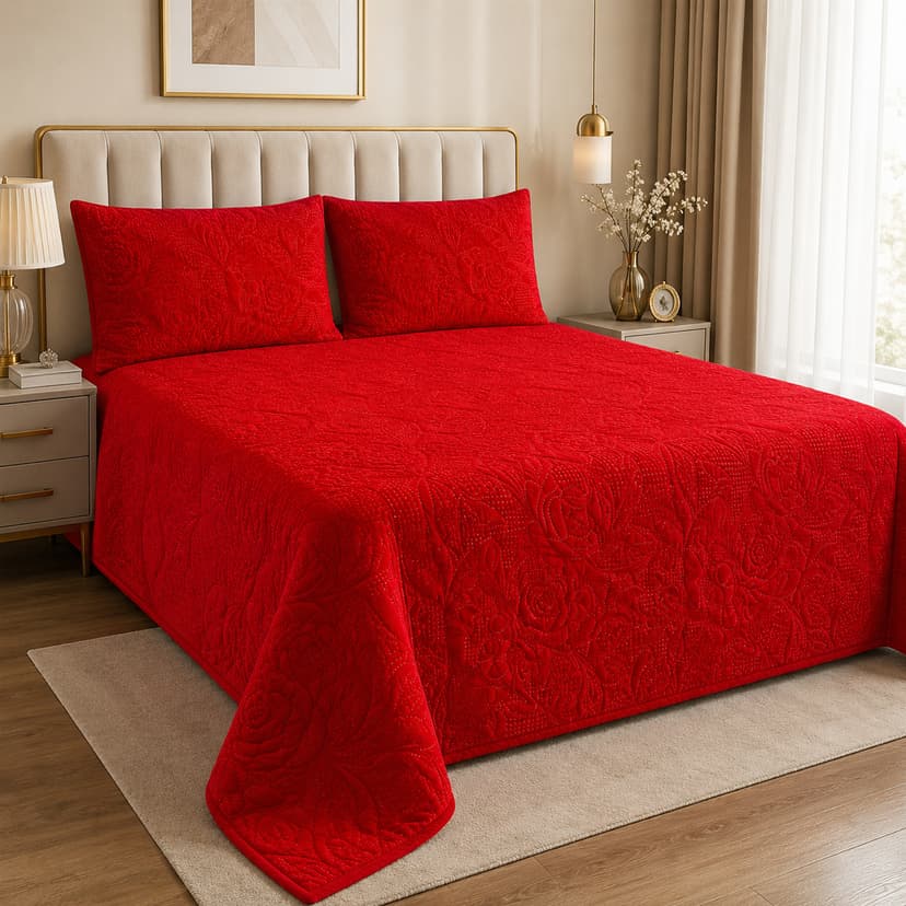 Plain Bed Cover