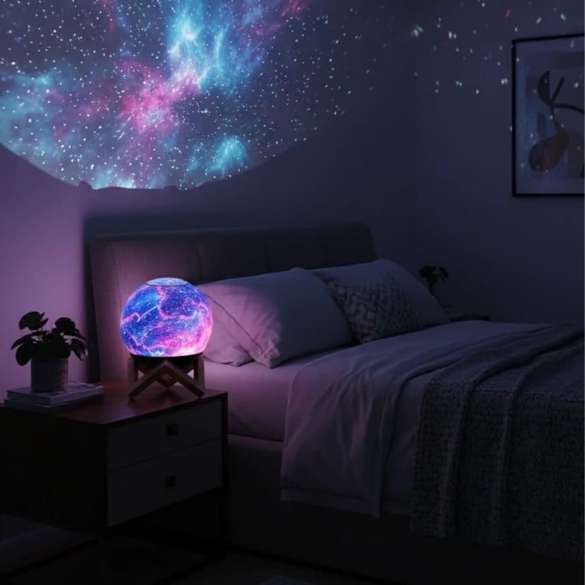 Music Moon Light Galaxy Projector