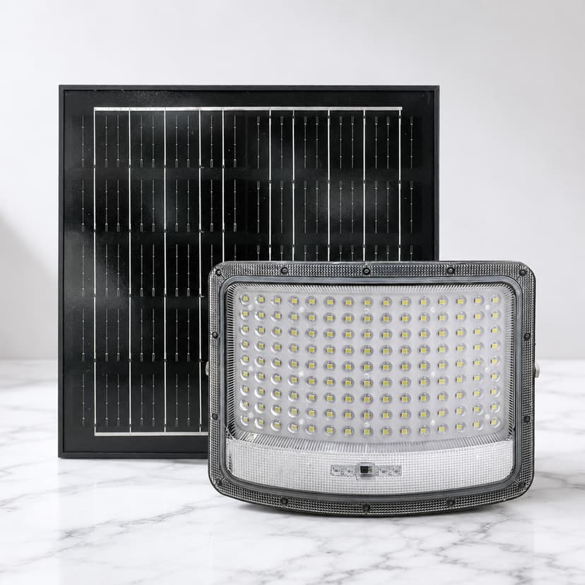 Solar Flood Light with LED Panel
