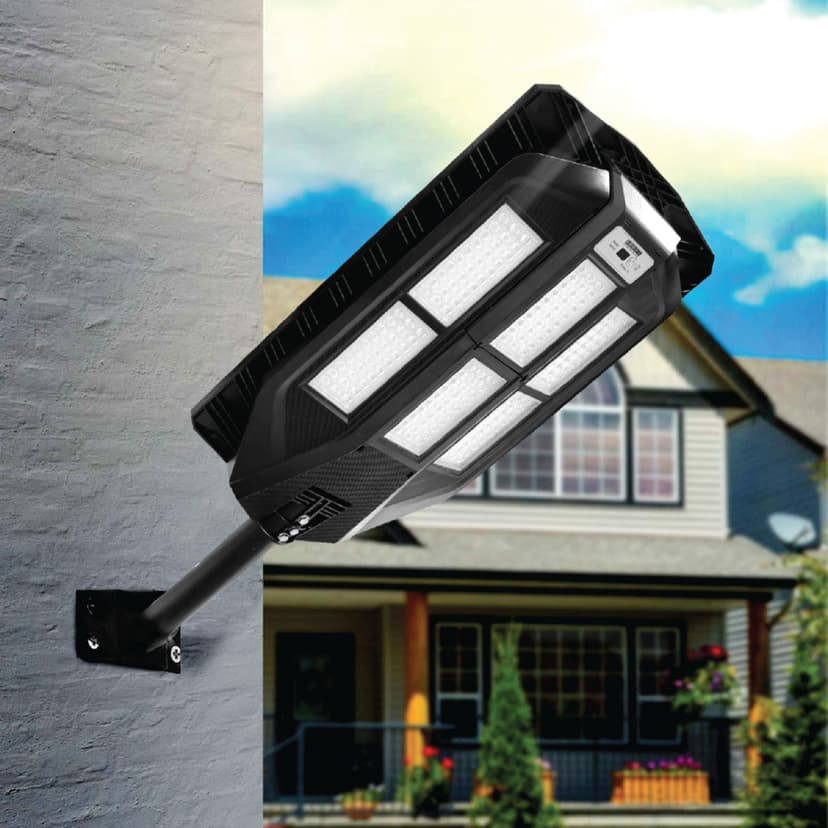 Solar Street Light Wall-Mounted LED Panels Solar-Powered