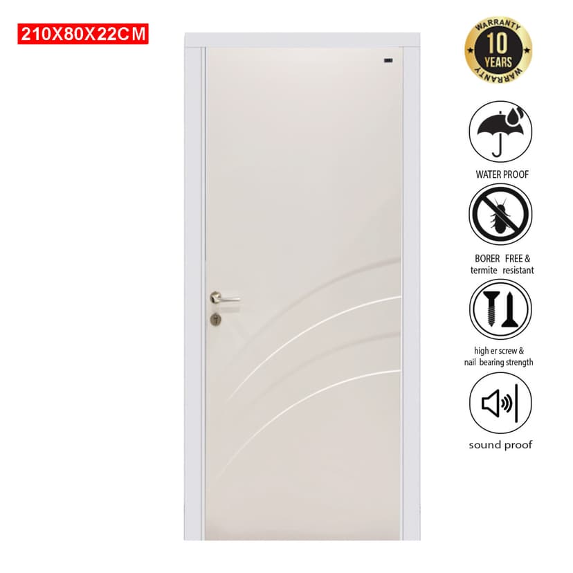 Wpc Doors Frame 210x78x22cm