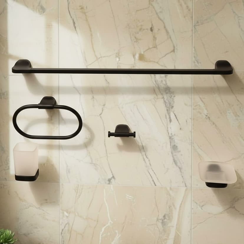 Modern Bathroom Accessories Set 6pcs