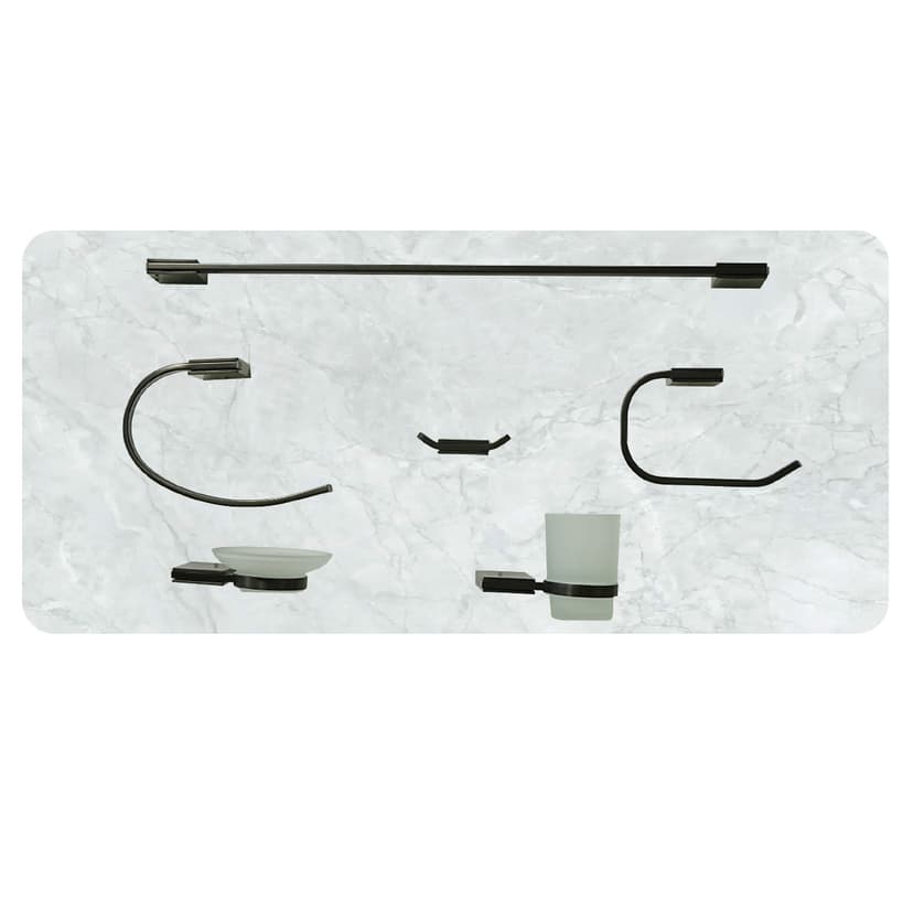 Modern Bathroom Accessories Set 6pcs