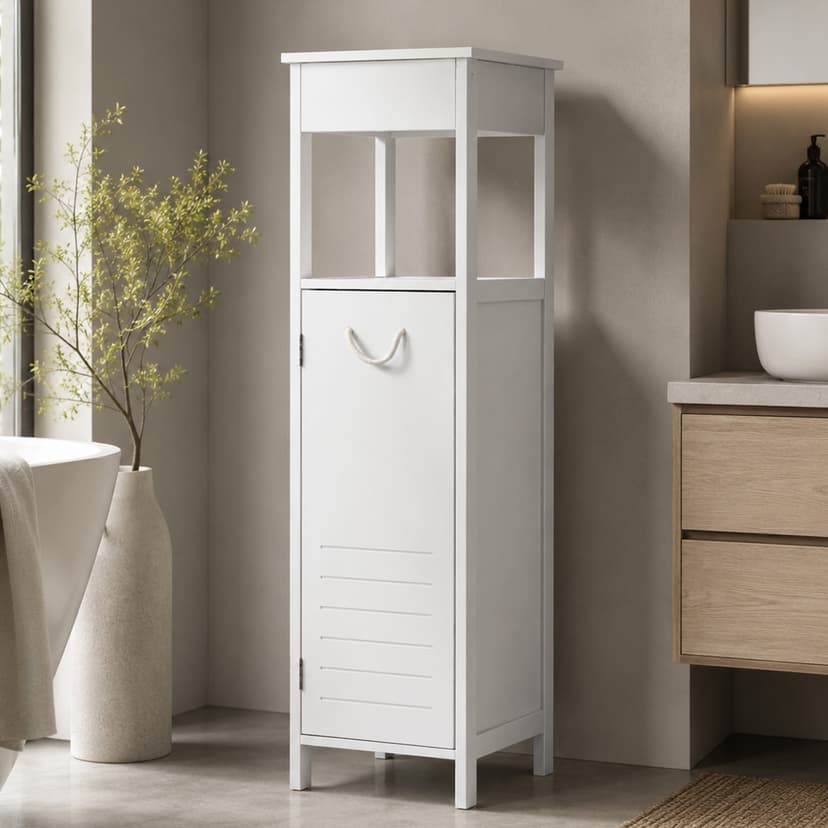 Bathroom Standing Shelf Bamboo