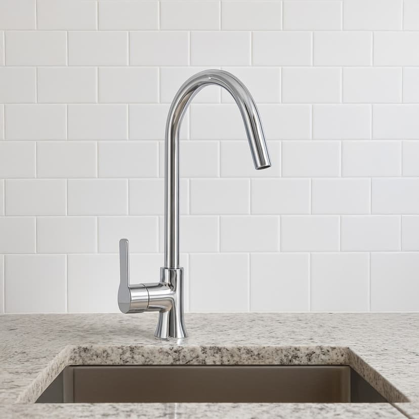 Brass Kitchen Mixer