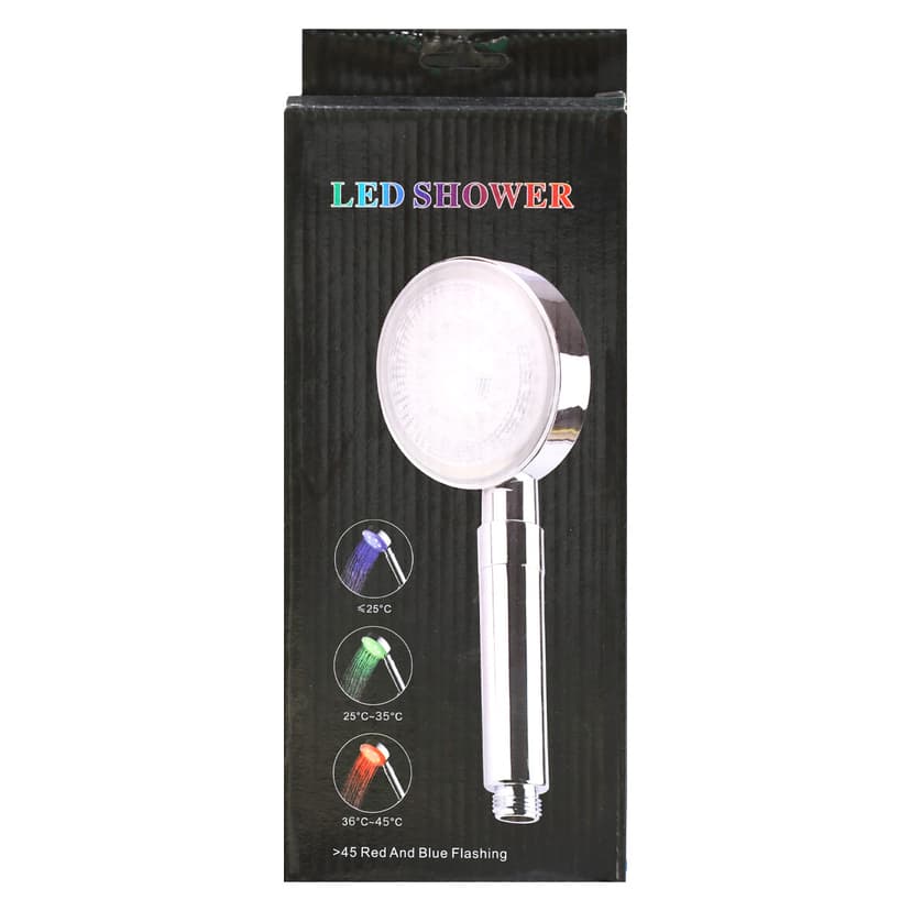 دش يدوي LED كروم