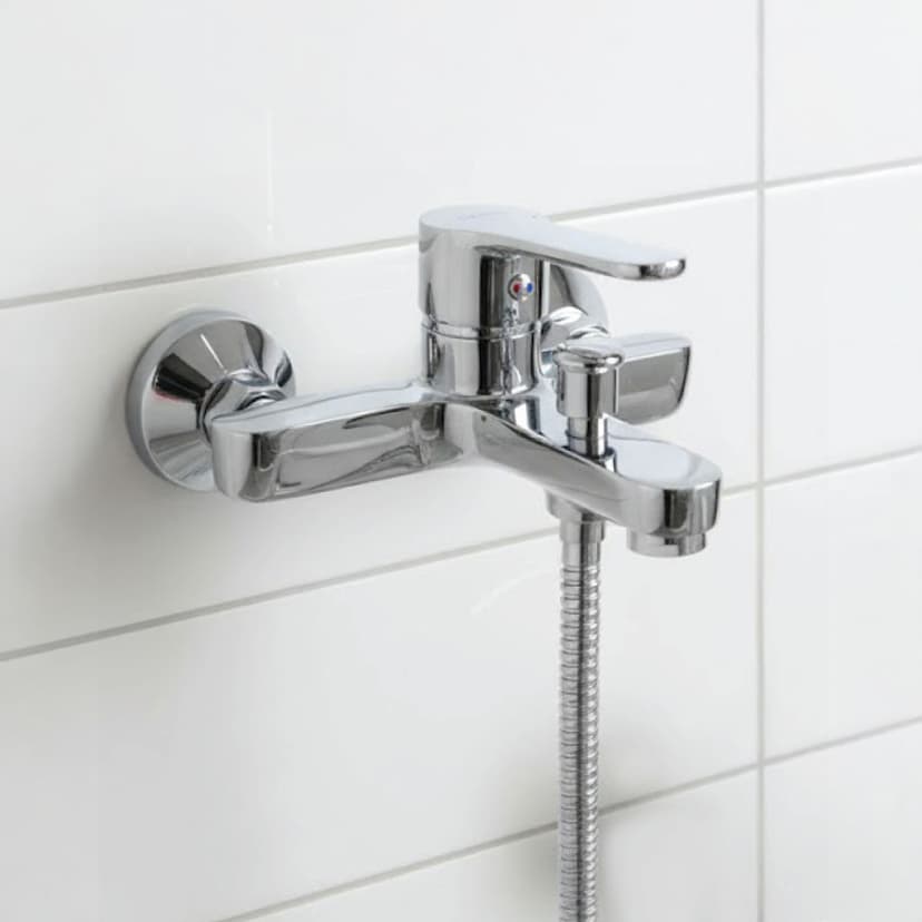 Brass Bath Mixer Chromed