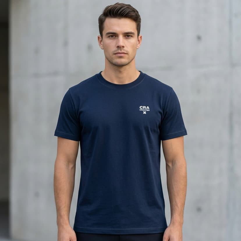 Men Plain Round Neck T-Shirt