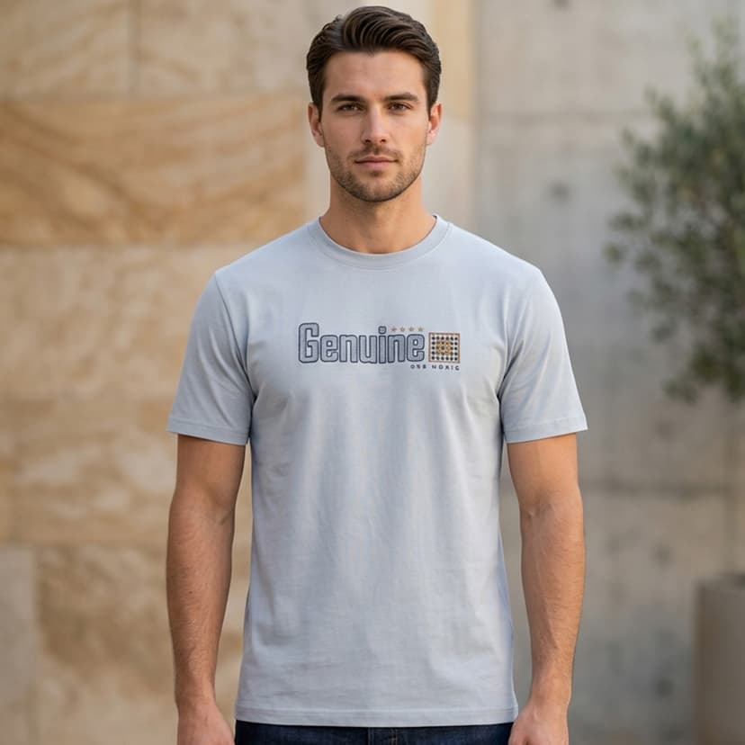Men Plain Round Neck T-Shirt