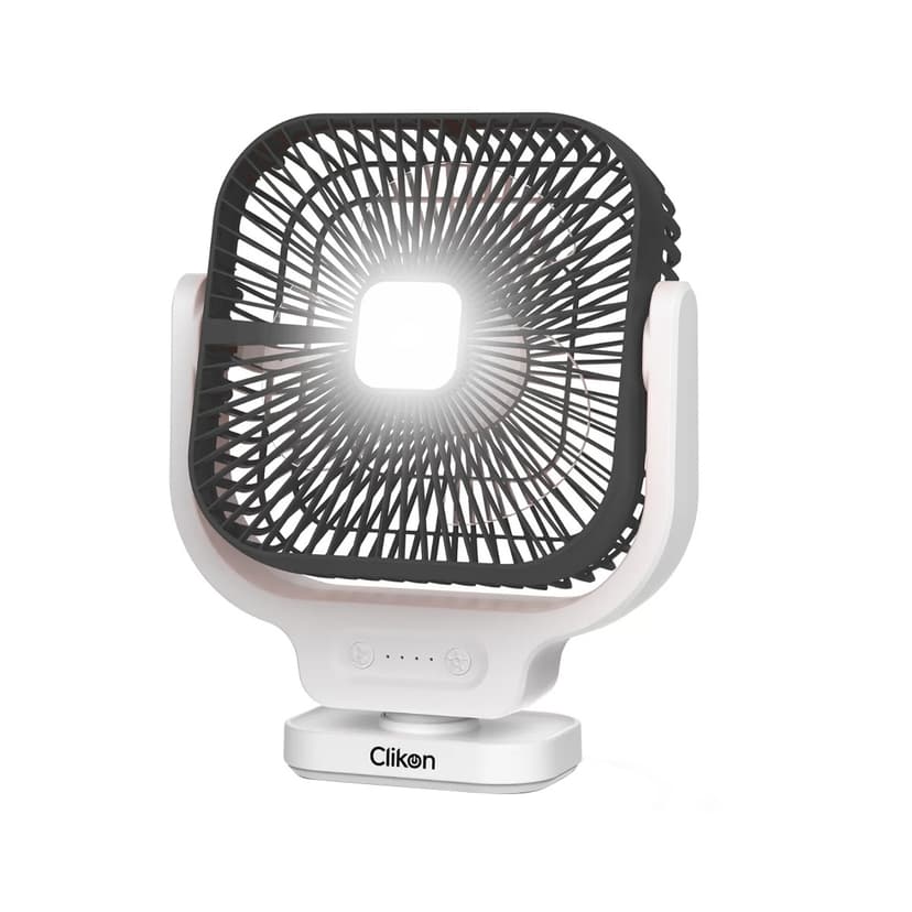 Clikon Rechargeable Fan 8 Inch