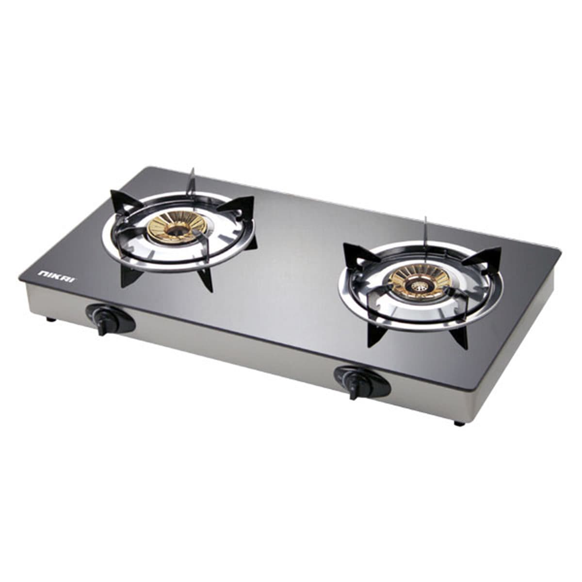 Nikai Gas Table Glass 2 Burner