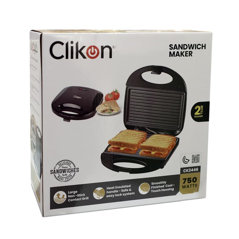 Clickon Sandwich Maker 2Sl-CK2446