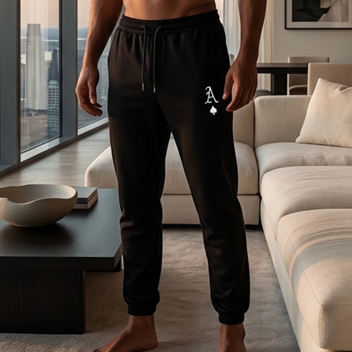 Men Cotton Track Pant Elastic