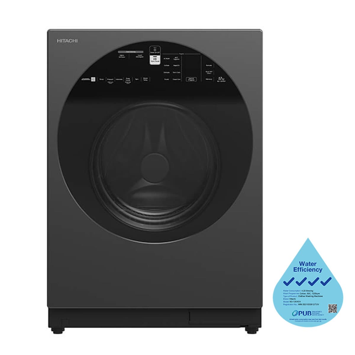 Hitachi Front Load Washing machine 12KG