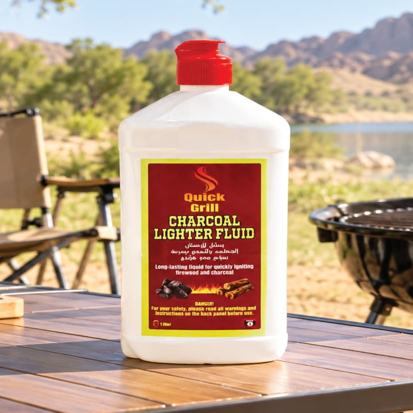 Quick Grill Charcoal Lighter Fluid 1000ml