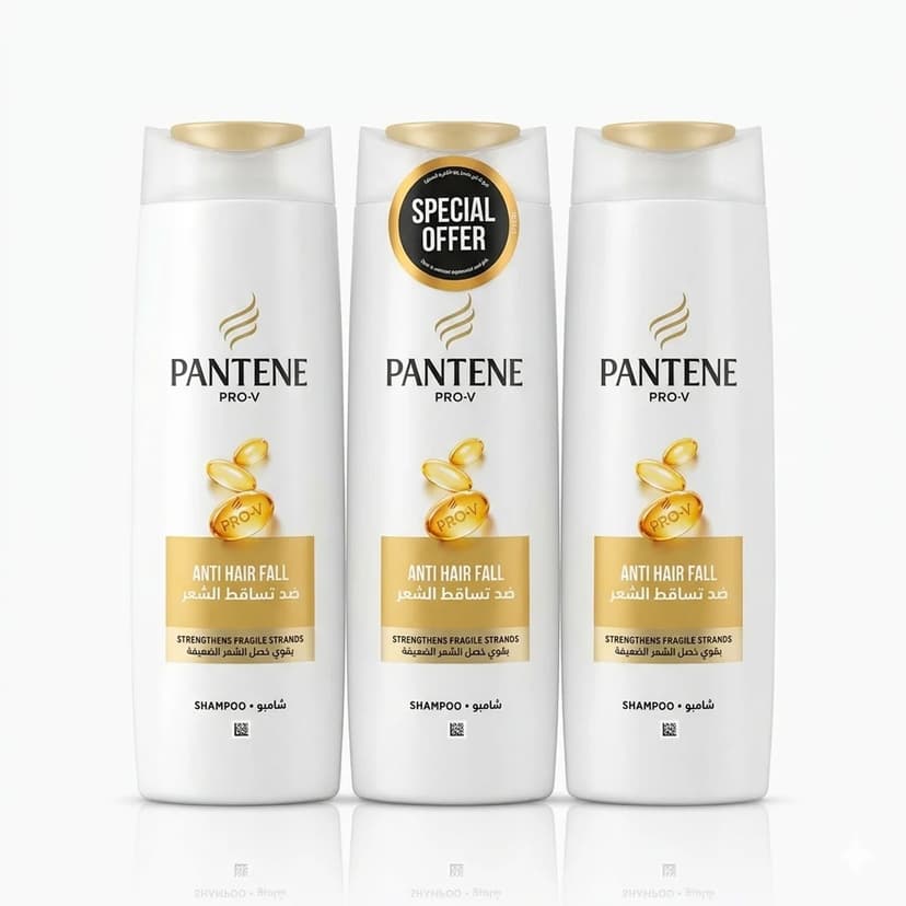 Pantene Pro-V Anti Hair Fall Shampoo 3x190ml