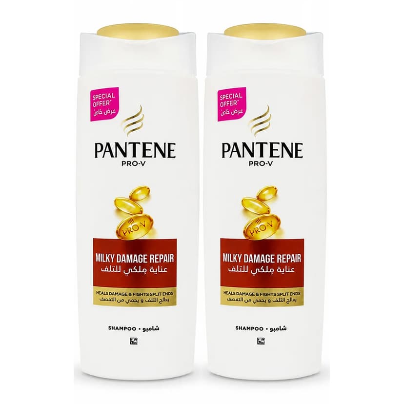 Pantene Pro-V Milky Damage Repair Shampoo 2x375ml