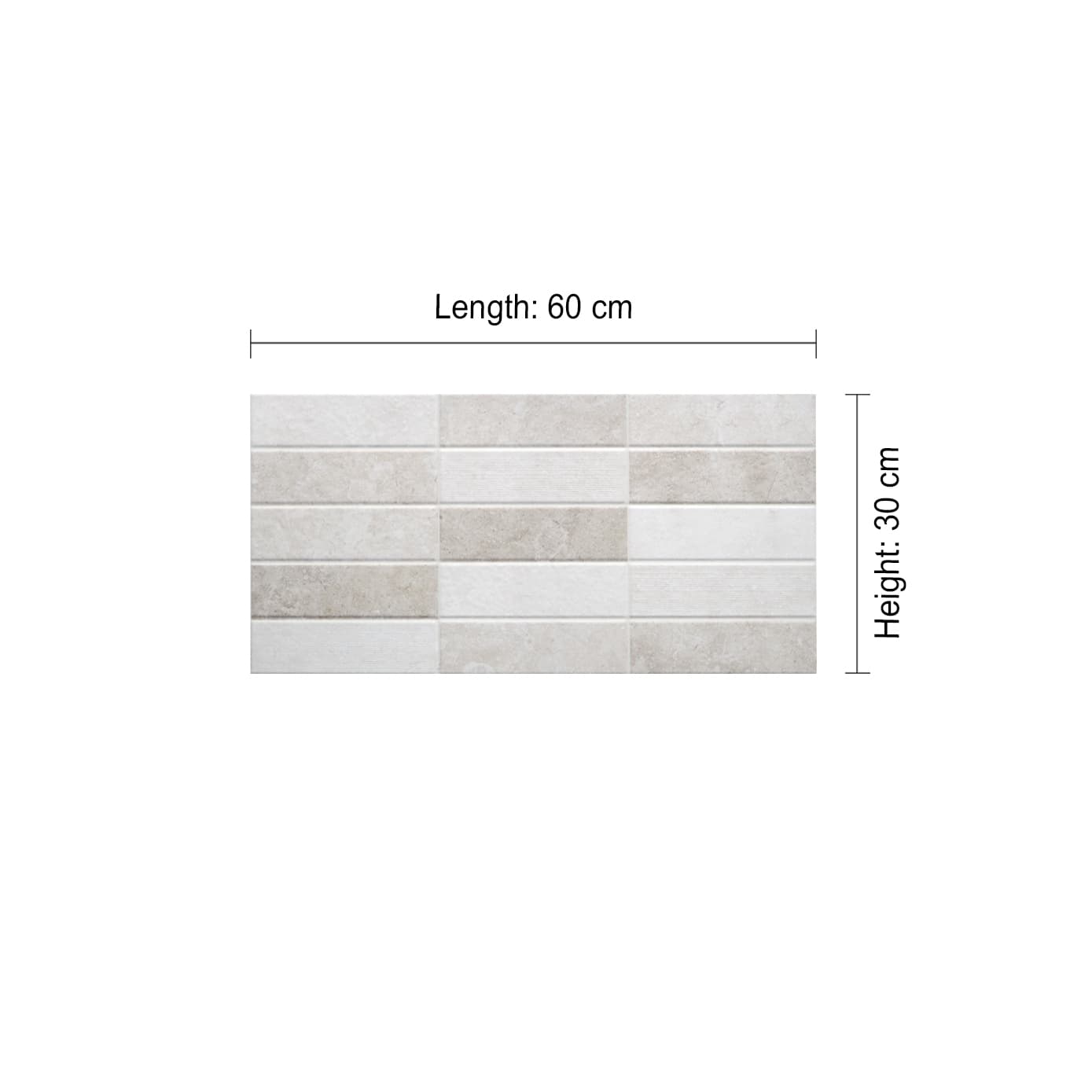 Wall Tiles 30X60 1X9=1.62
