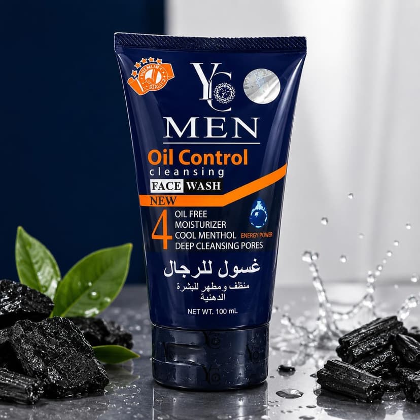 YC Men Oil Control Cleansing Face Wash 100ml