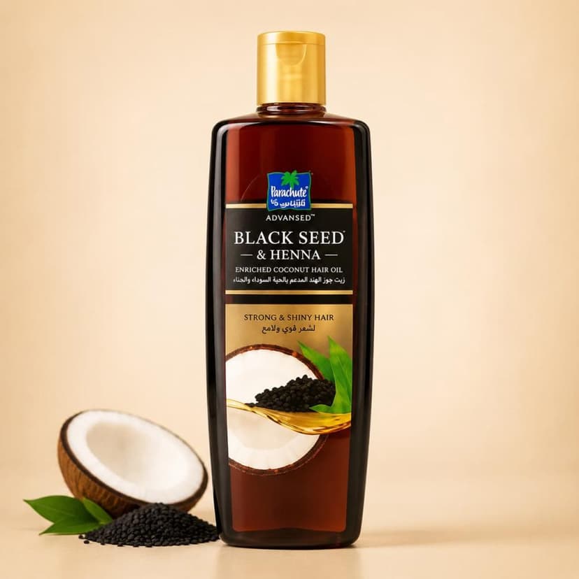 Parachute Advansed Black Seed & Henna Enriched Coconut Hair Oil 300ml