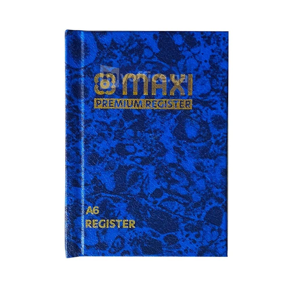 Maxi Register Book A6 2 Qr
