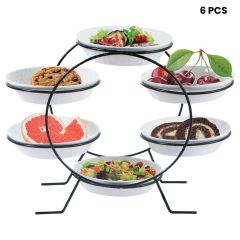 Snack Bowl With Stand 6 Pieces